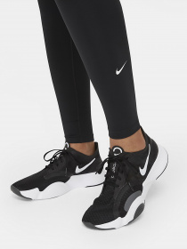 Леггинсы спортивные NIKE W NK ONE DF MR TGT модель DD0252-010 Фото