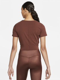 Футболка спортивная NIKE W NK ONE LUXE DF SS TW TP модель DD4921-273 Фото