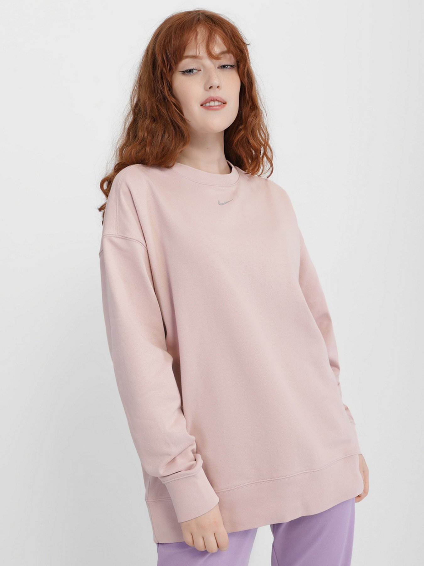 Світшот NIKE W NK DF HBR FLC CRW модель DD5467-601 Фото