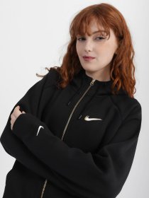 Спортивная кофта NIKE NSW Fleece Full-Zip Sweatshirt модель DO2564-010 Фото
