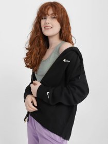 Спортивная кофта NIKE NSW Fleece Full-Zip Sweatshirt модель DO2564-010 Фото