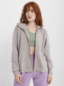 Кофта спортивная NIKE NSW Fleece Full-Zip Sweatshirt модель DO2564-033 Фото