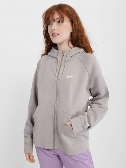 Кофта спортивна NIKE NSW Fleece Full-Zip Sweatshirt модель DO2564-033 — фото - INTERTOP