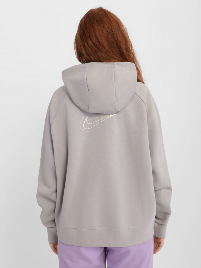 Кофта спортивна NIKE NSW Fleece Full-Zip Sweatshirt модель DO2564-033 — фото 3 - INTERTOP