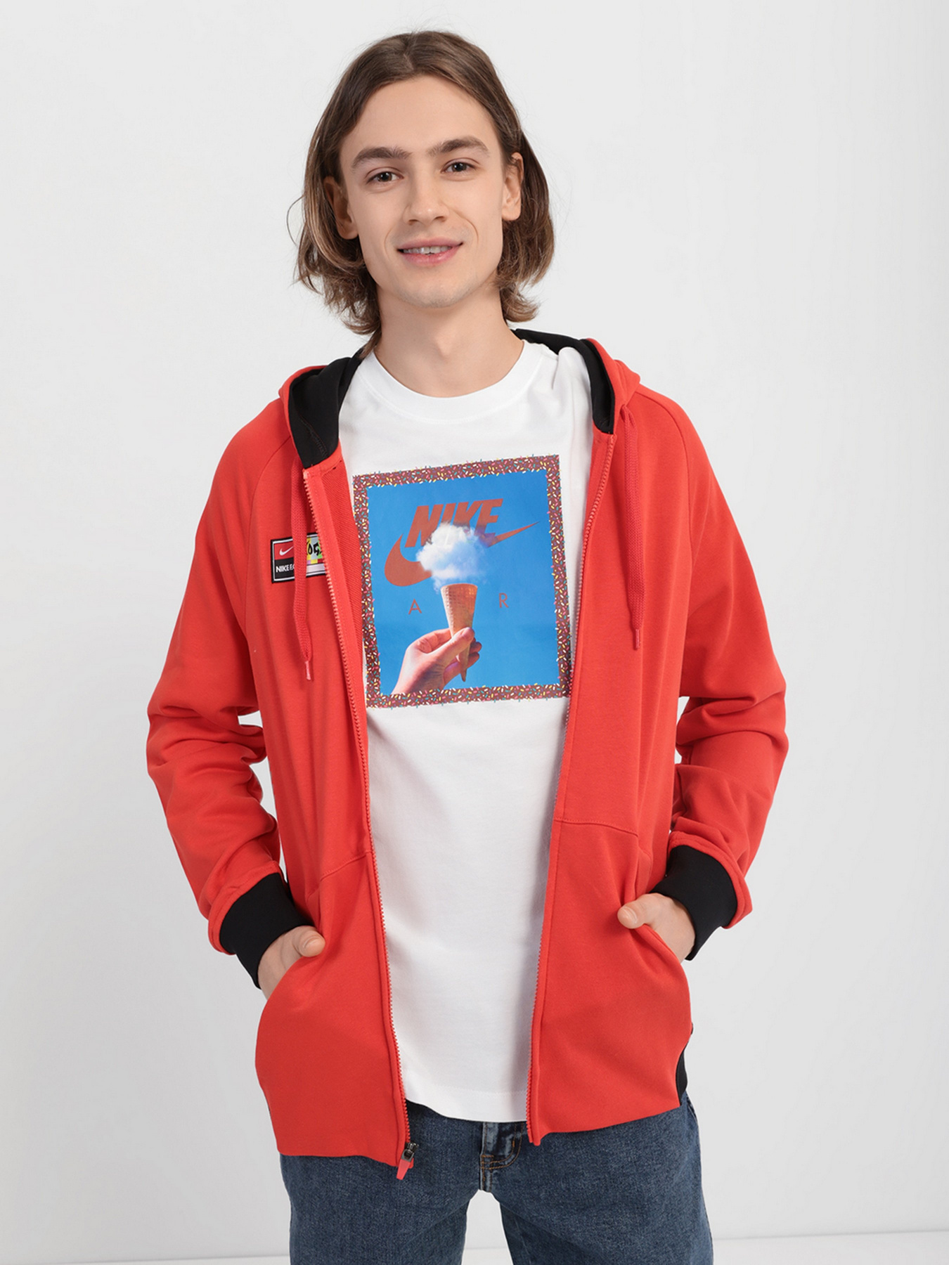 Кофта NIKE M NK FC PO HOODIE FZ модель DA5577-673 Фото