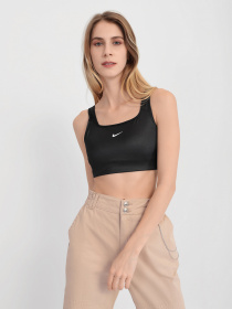 Спортивный топ NIKE Dri-FIT Swoosh модель DD1438-010 Фото