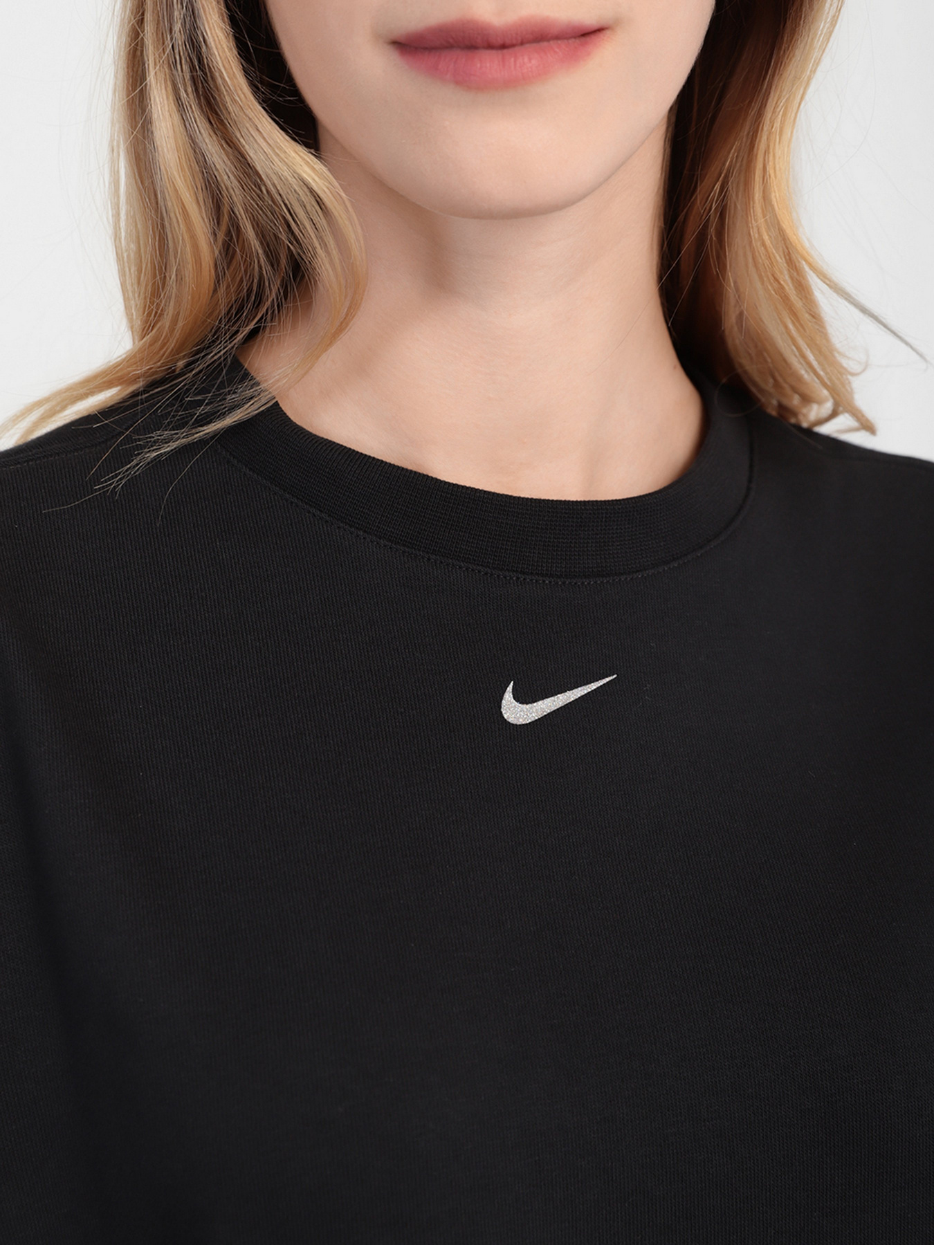 Світшот NIKE W NK DF HBR FLC CRW модель DD5467-010 Фото