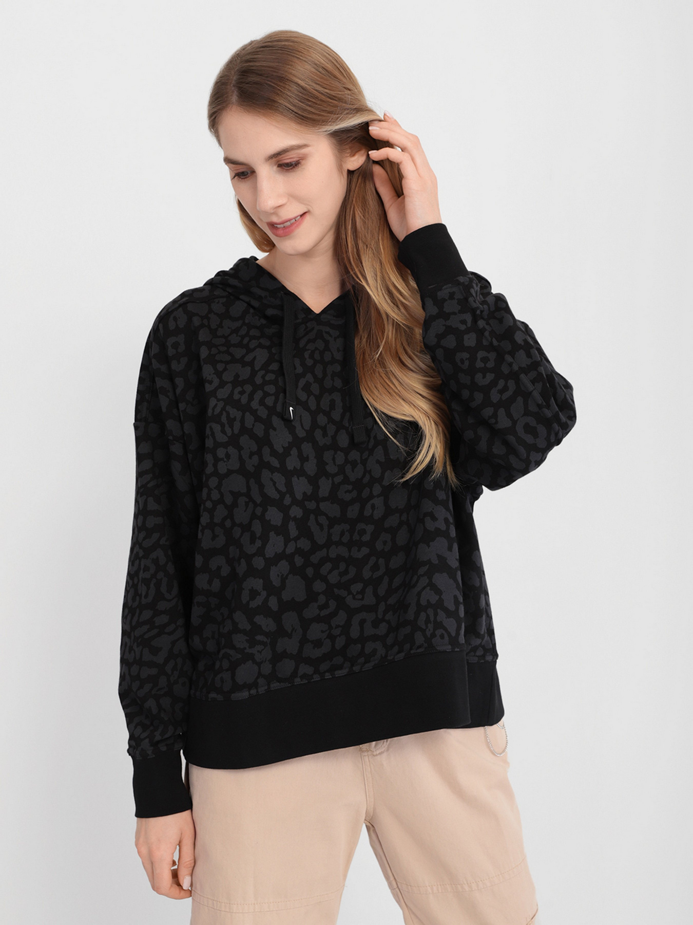 Худі NIKE W NK AOP GT FT FC PO HD модель DD6159-010 Фото