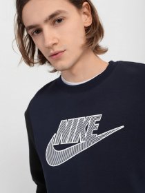 Свитшот NIKE M NSW HYBRID FLC CREW BB модель DJ5075-451 Фото