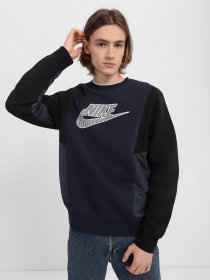 Свитшот NIKE M NSW HYBRID FLC CREW BB модель DJ5075-451 Фото