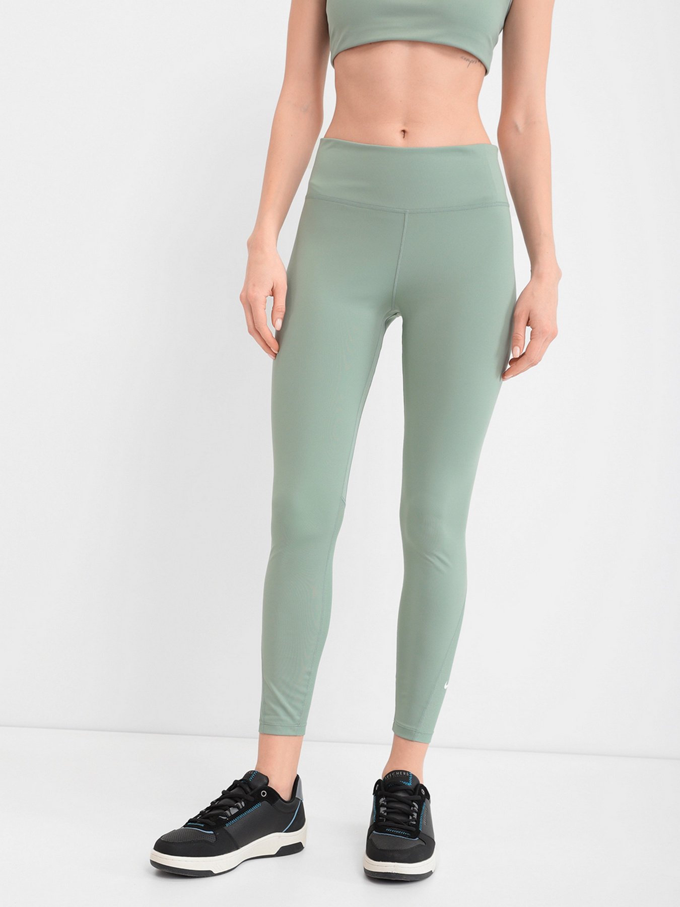 Леггинсы спортивные NIKE One Mid-Rise 7/8 модель DD0249-357 Фото