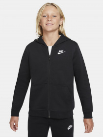 Кофта спортивна NIKE Sportswear Club French Terry Full-Zip модель DD1698-010 Фото