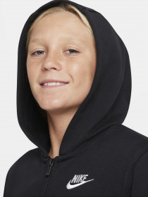 Спортивна кофта NIKE Sportswear Club French Terry Full-Zip модель DD1698-010 Фото