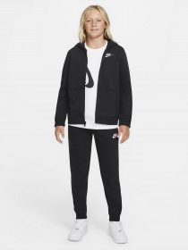 Спортивна кофта NIKE Sportswear Club French Terry Full-Zip модель DD1698-010 Фото