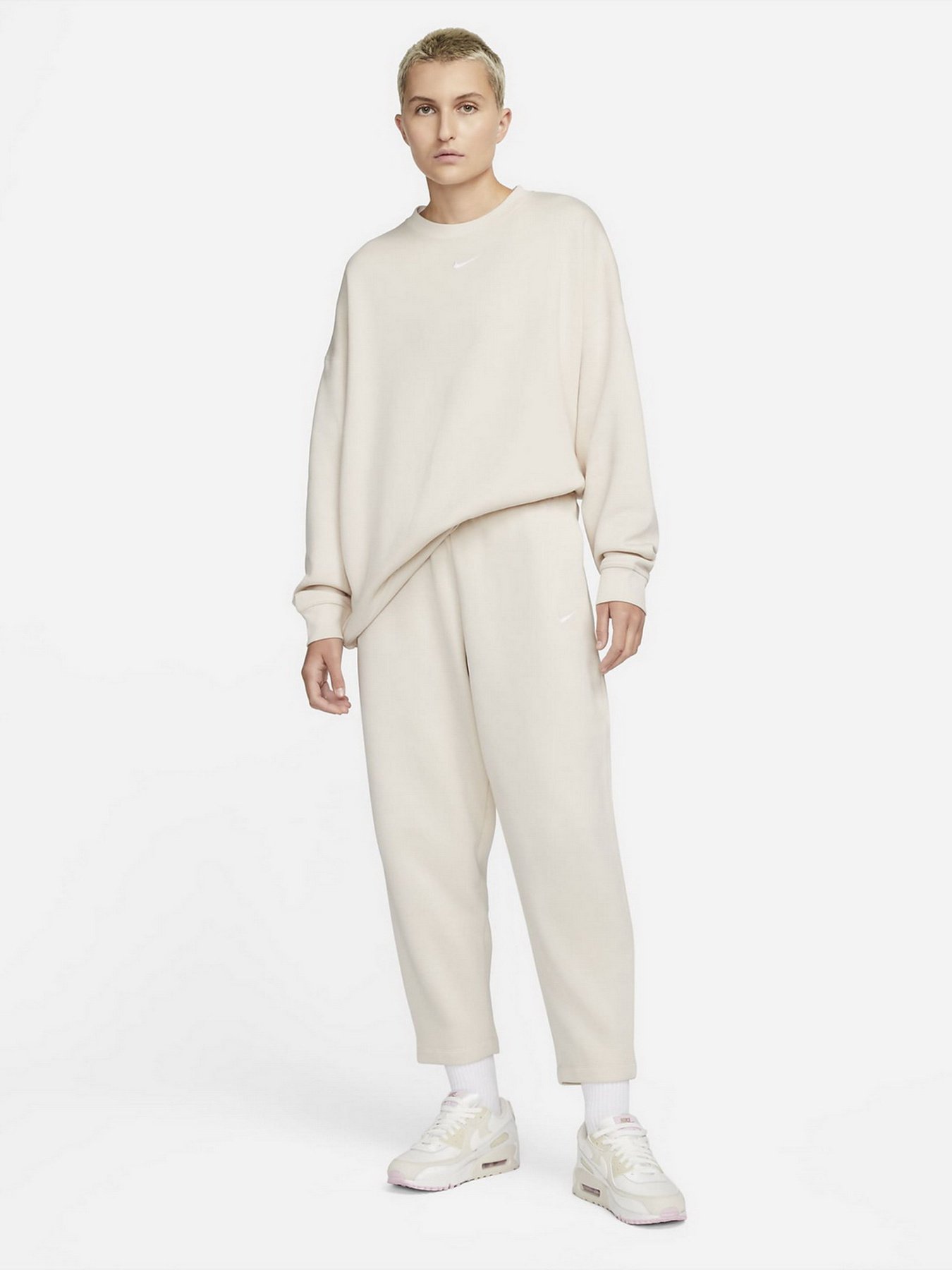 Свитшот NIKE Sportswear Essentials Over-Oversized Fleece Crew модель DD5632-219 Фото