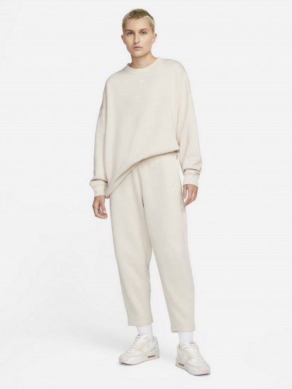 Світшот NIKE Sportswear Essentials Over-Oversized Fleece Crew модель DD5632-219 — фото 4 - INTERTOP