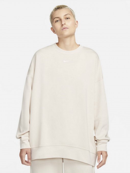 Худі та світшоти NIKE Sportswear Essentials Over-Oversized Fleece Crew модель DD5632-219 Фото