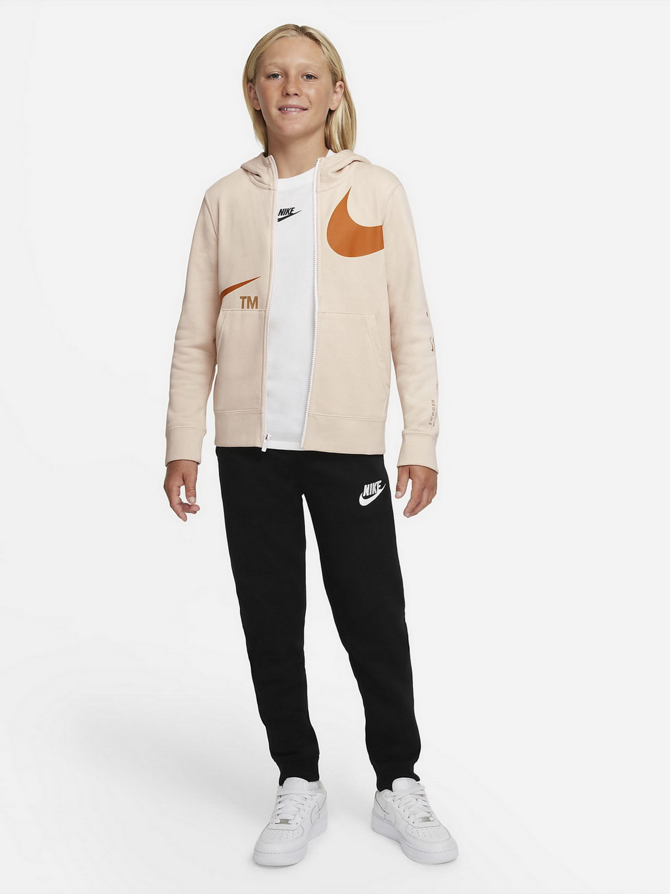 Кофта спортивная NIKE Sportswear Swoosh модель DD8637-219 Фото