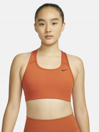 Коричневий - Топ спортивний NIKE Swoosh Bra Non Pad