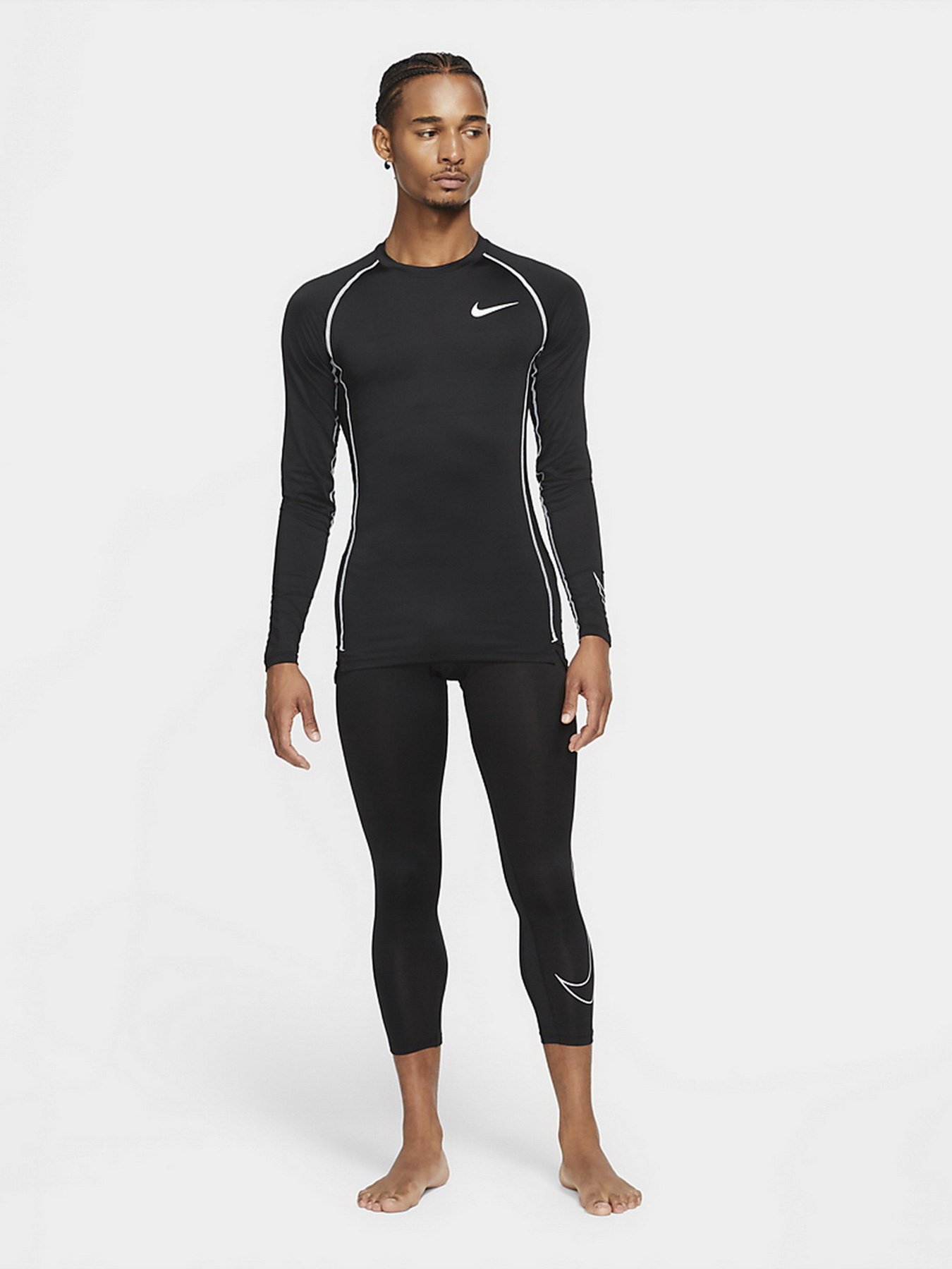 Тайтсы NIKE Pro Dri-FIT 3/4 модель DD1919-010 Фото