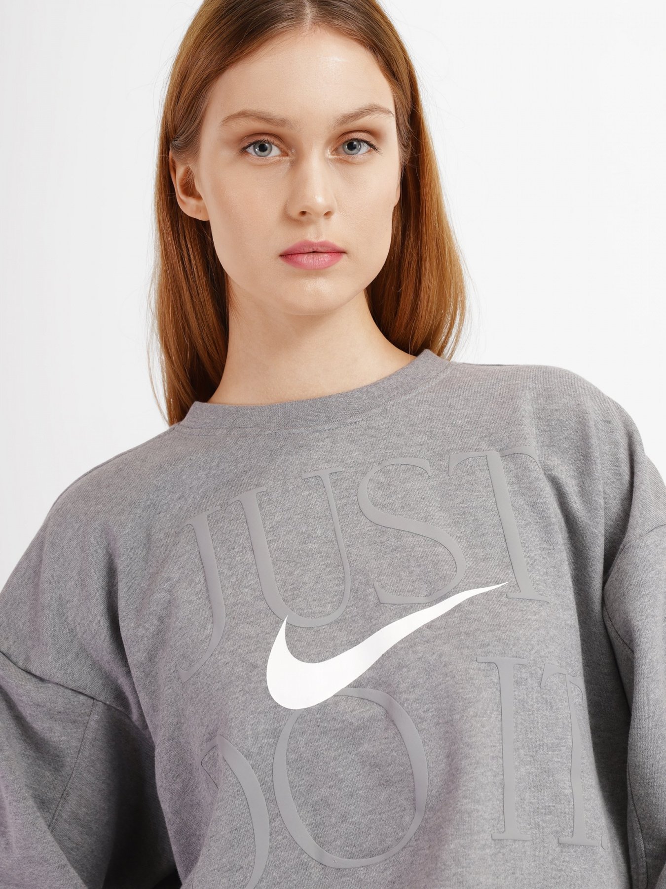 Світшот NIKE Dri-FIT Get Fit Training Crew модель DD6130-091 Світшот NIKE Dri-FIT Get Fit Training Crew модель DD6130-091 Фото