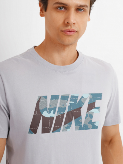 Футболка спортивна NIKE Dri-fit модель DM5669-077 — фото 3 - INTERTOP