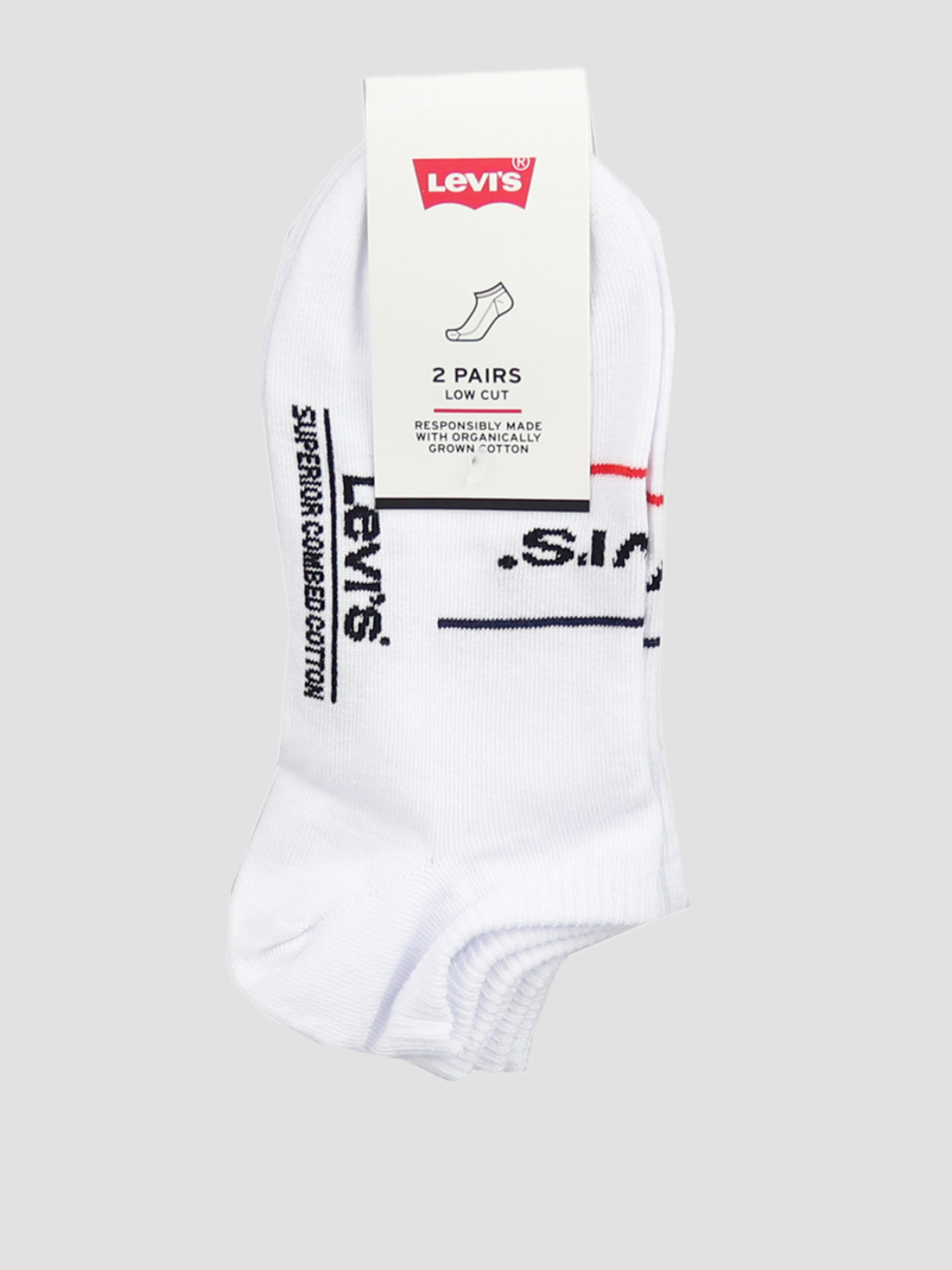 Білі шкарпетки (2 пари) LEVIS модель 701203953;008 Фото