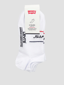 Білі шкарпетки (2 пари) LEVIS модель 701203953;008 Білі шкарпетки (2 пари) LEVIS модель 701203953;008 Фото