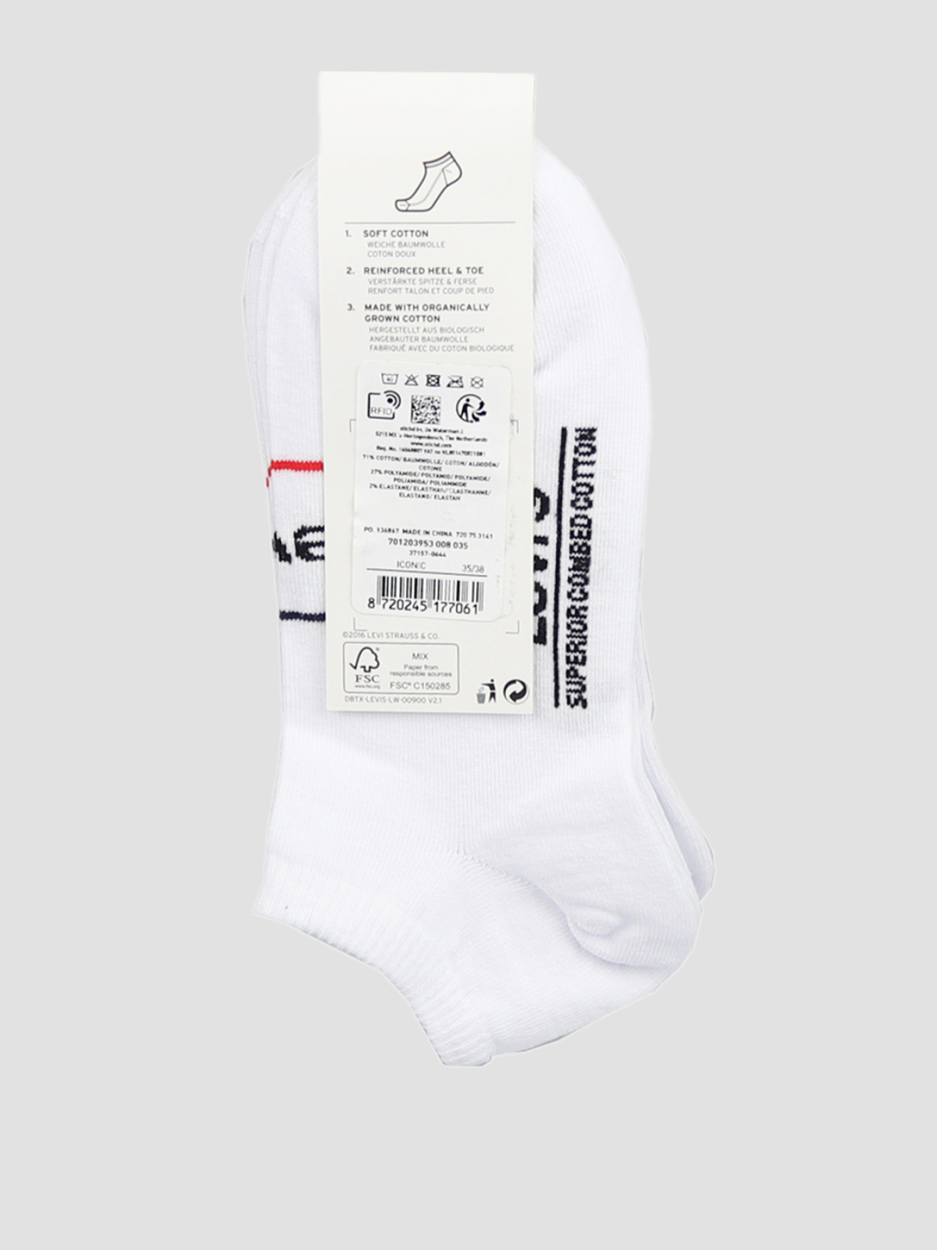Набір шкарпеток Levi's модель 701203953;008 Фото