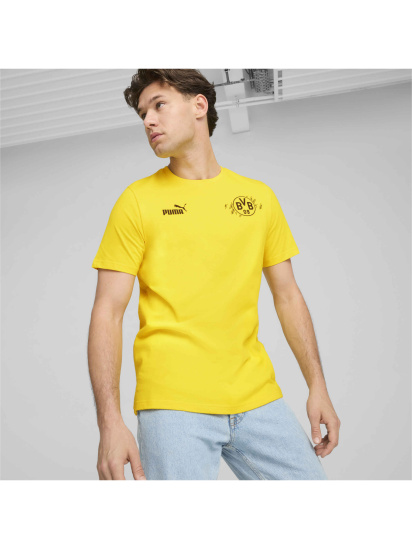 Футболка спортивна PUMA Bvb Ftblculture Tee модель 777741 — фото 3 - INTERTOP