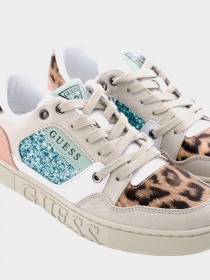 Кеды низкие GUESS модель FL5JL2-ELE12-WHIBL Фото