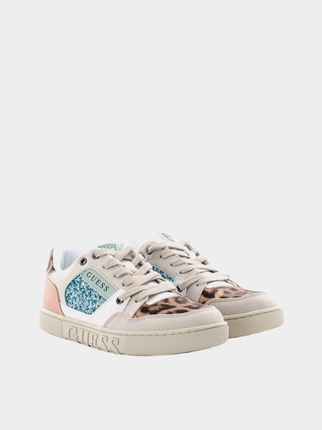 Кеди низькі GUESS модель FL5JL2-ELE12-WHIBL Фото