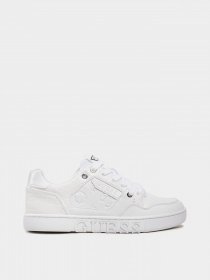 Кеды низкие GUESS Julien модель FL5JL2-ELE12-WHIWH Фото