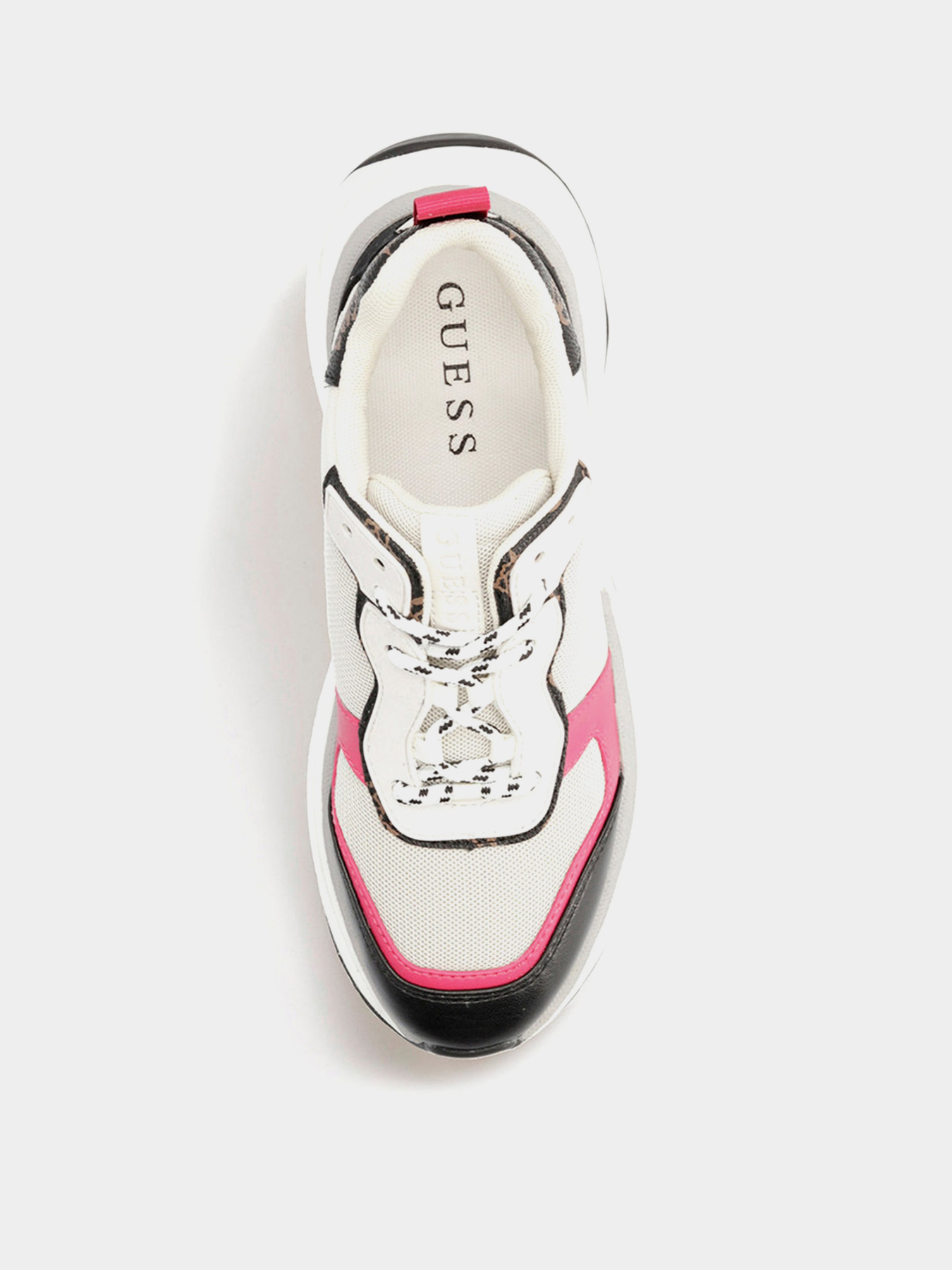 Кроссовки повседневные GUESS Jennea модель FL5JN2-FAB12-ROSE Фото