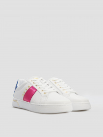 Кеды низкие GUESS Ramero модель FL5LAT-ELE12-WHIFU Фото