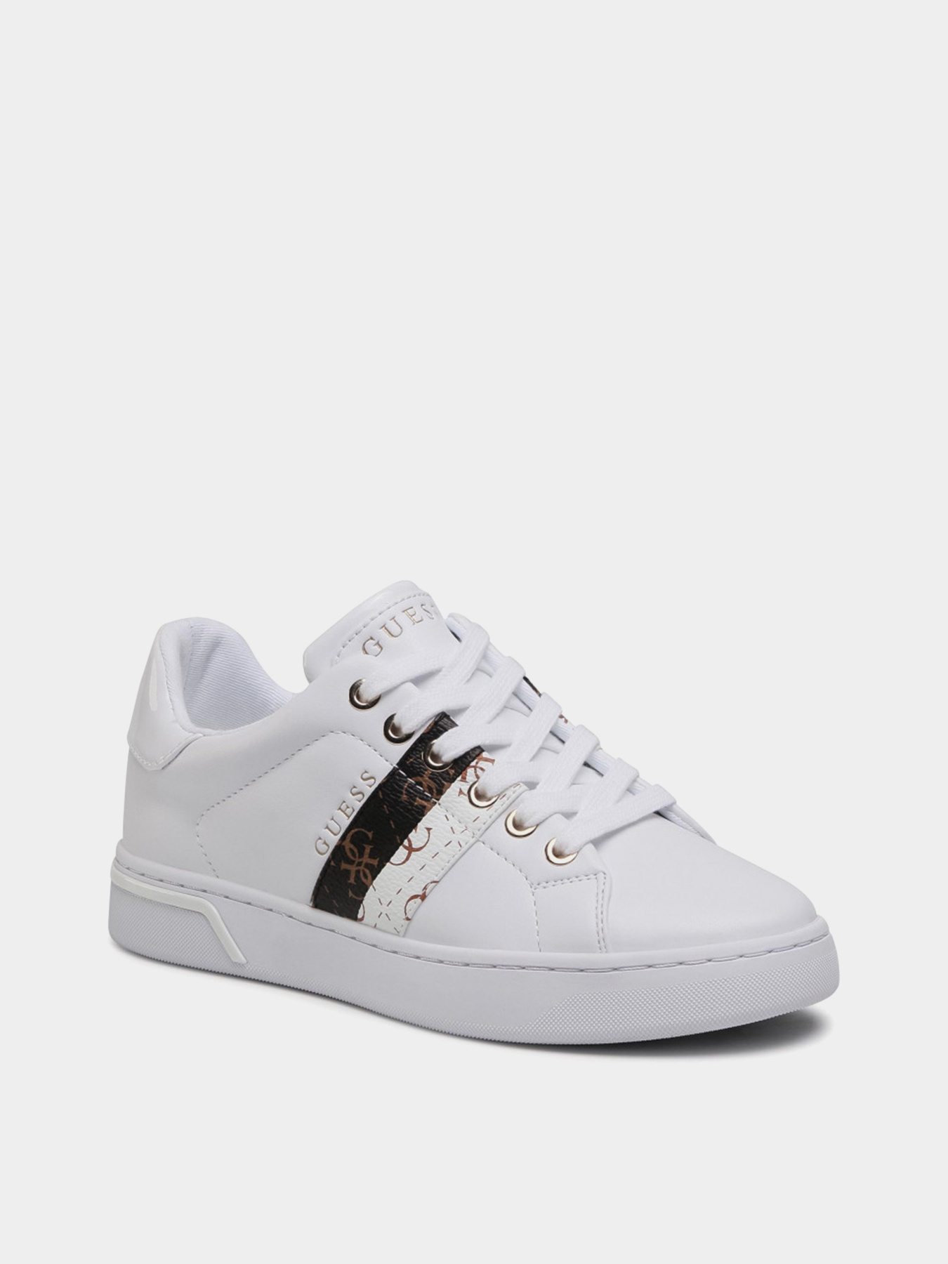 Кеди низькі GUESS Reel модель FL5REE-ELE12-WHIWH Фото