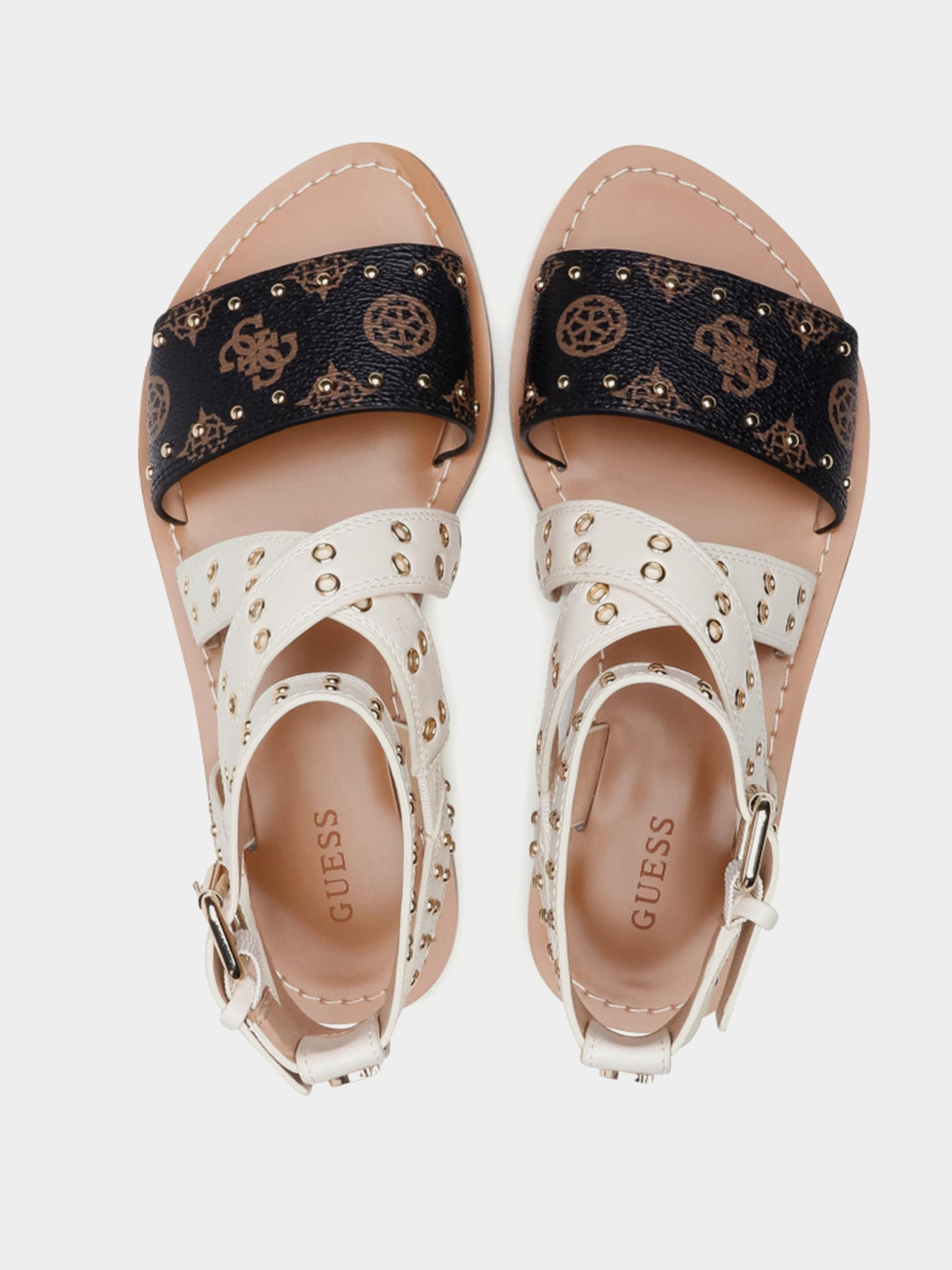 Сандалії GUESS Cevie модель FL6CV2-FAL03-CREAM Фото