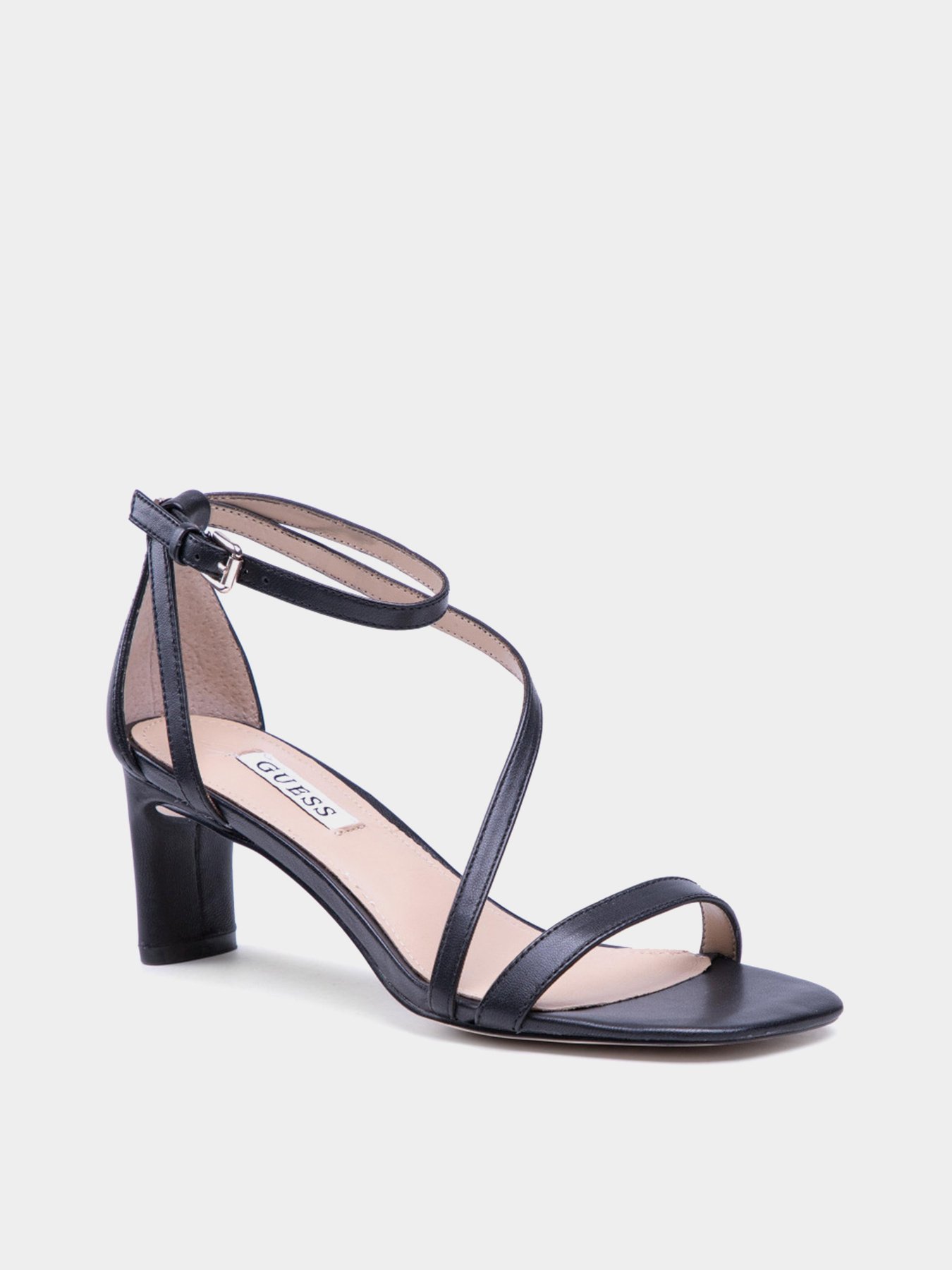 Босоножки GUESS Selby модель FL6S2B-LEA03-BLACK Фото