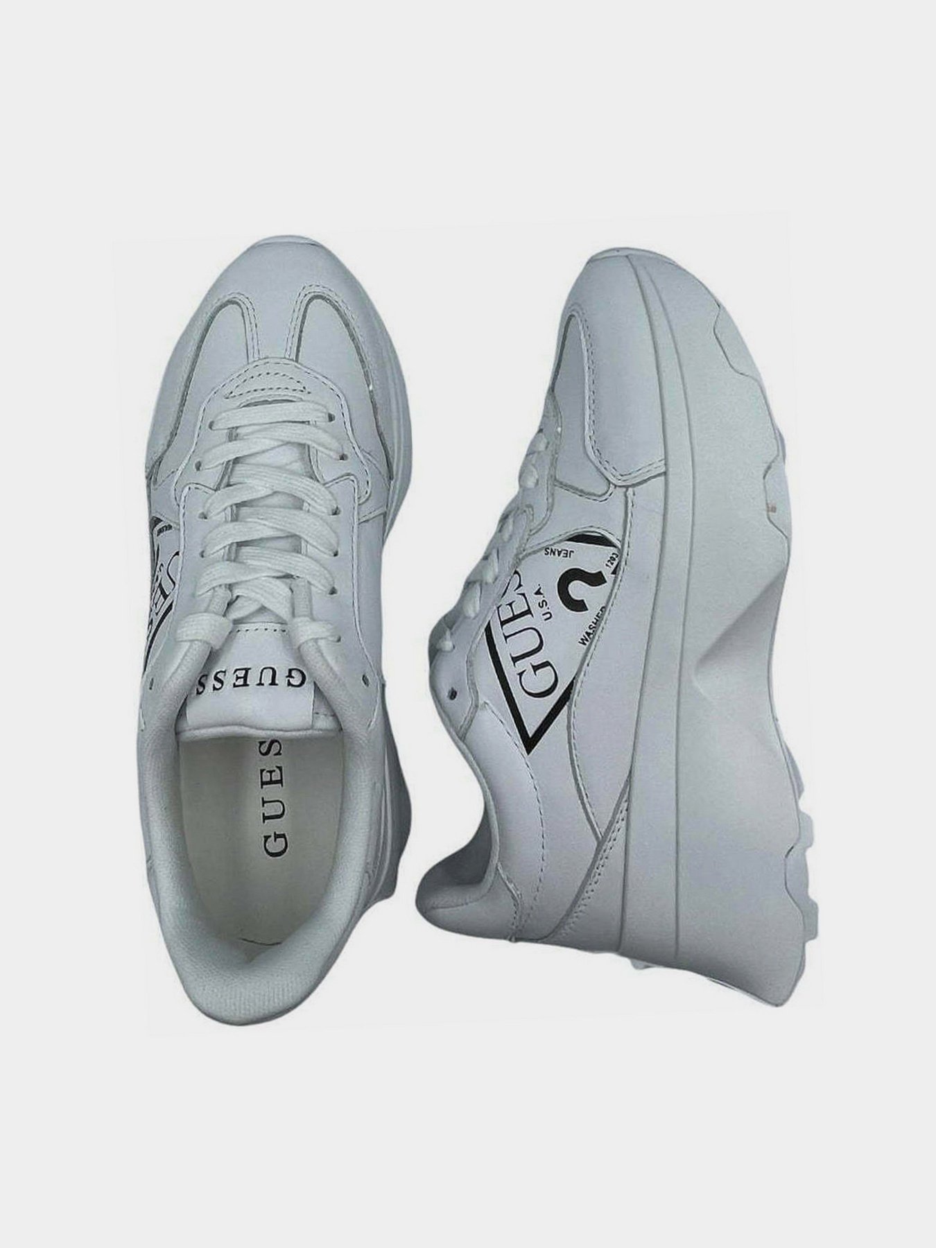 Кроссовки повседневные GUESS модель FL7CBB.LEA12;WHITE Фото