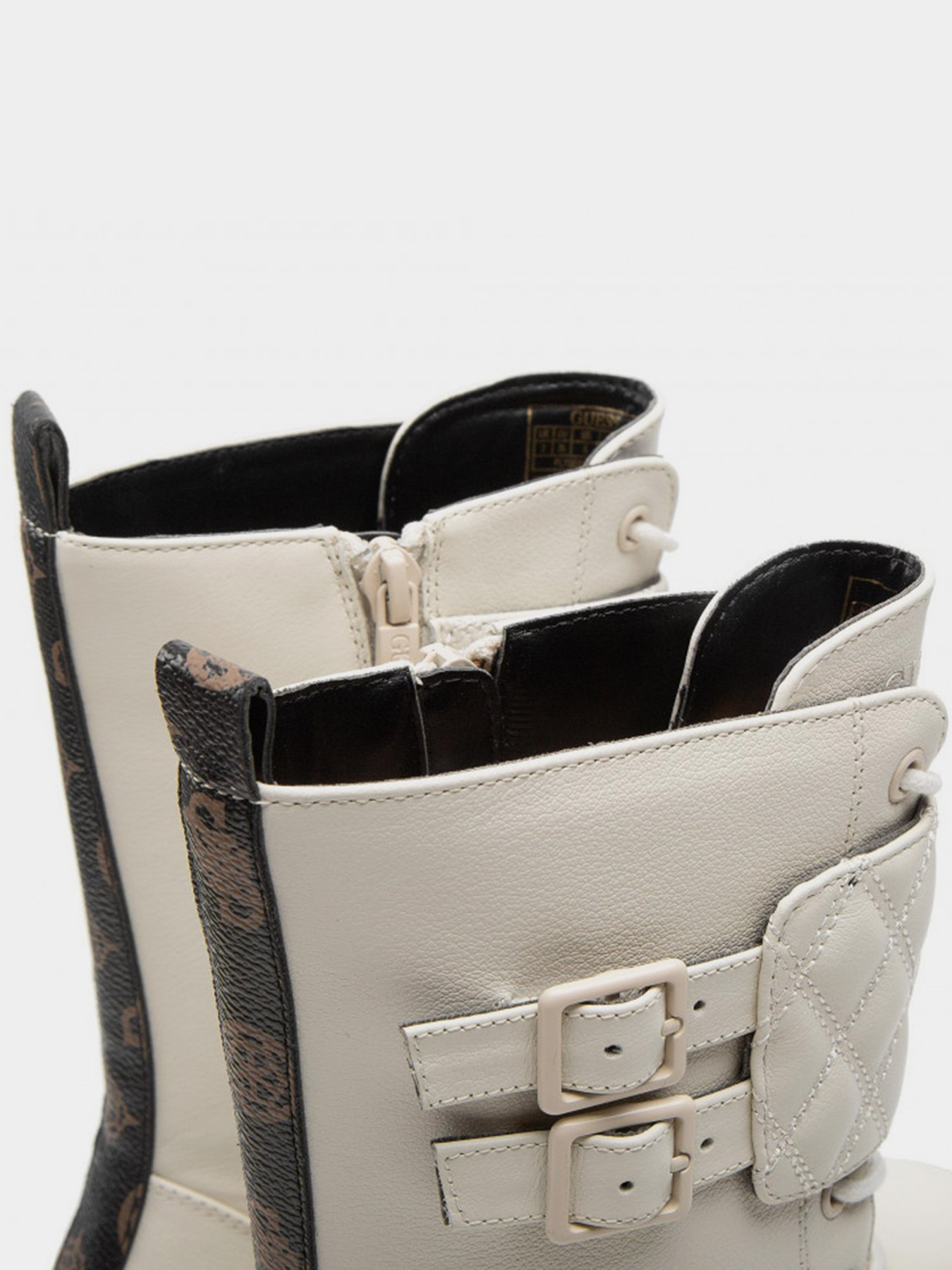 Ботинки GUESS Sery модель FL7SER.LEA10;WHITE Фото