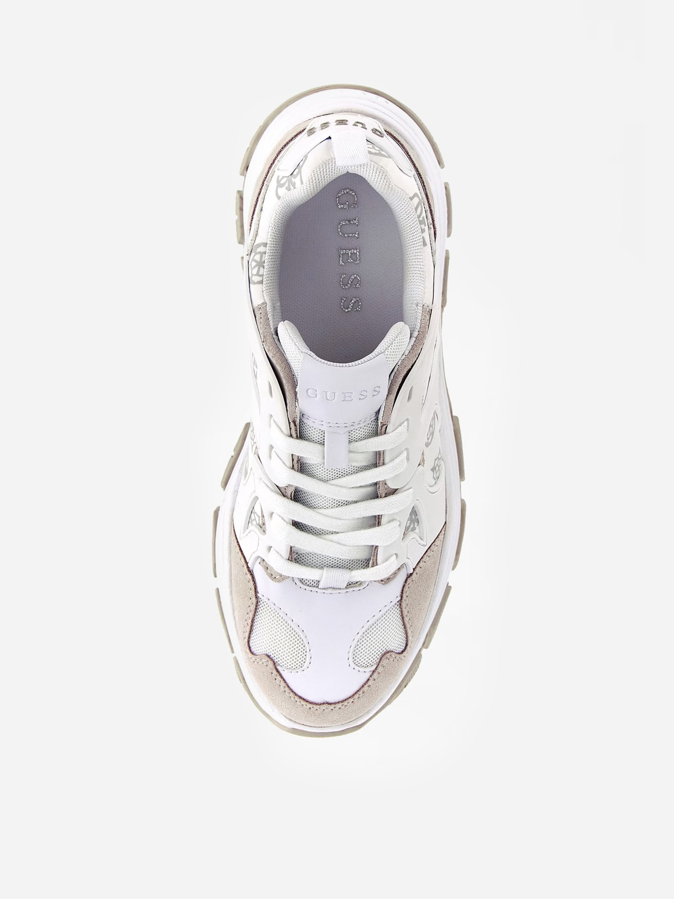 Кросівки GUESS Brayjen модель FL5BRJ.SMT12;WHIGR Фото