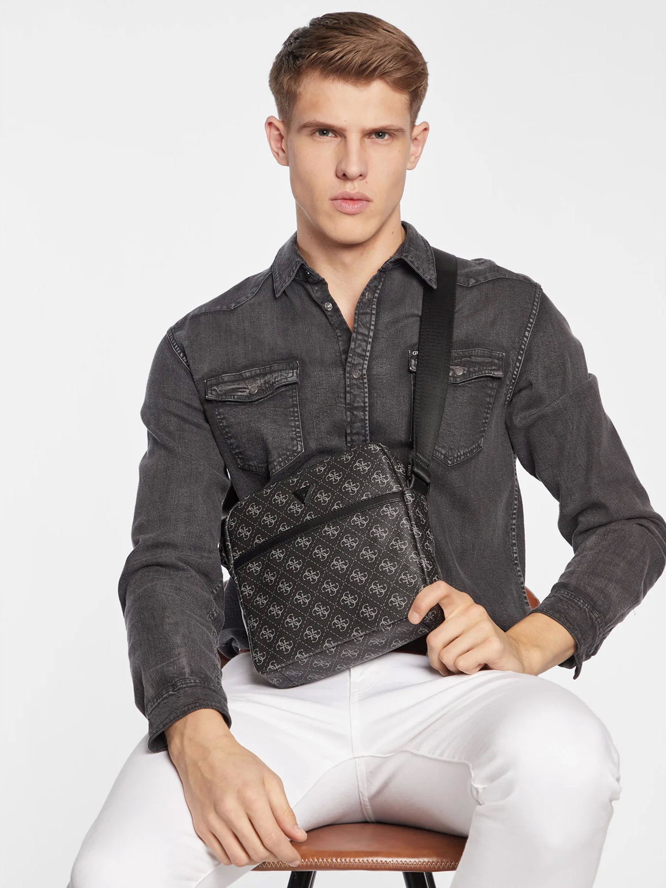 Кросс-боди GUESS Vezzola Smart Mini модель HMEVZL.P2258;DAB Фото