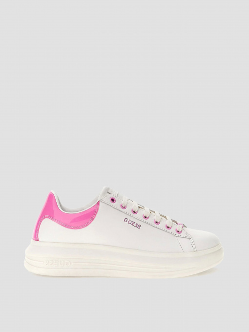 Кроссовки GUESS модель FL5VIB.LEA12;WHPIN Фото
