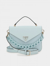 Кросс-боди GUESS  Corina Top Handle Flap модель HWVP87.66200;ICE Фото