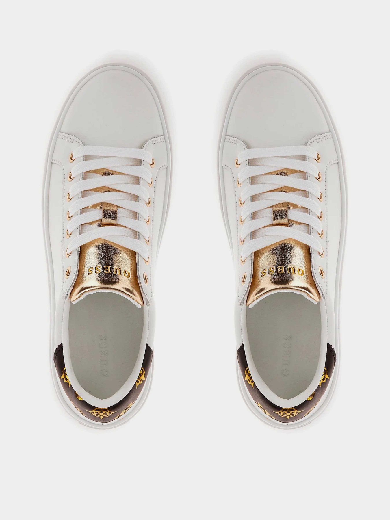 Кеди низькі GUESS Bonny модель FL7BNN.LEA12;WHIBR Фото