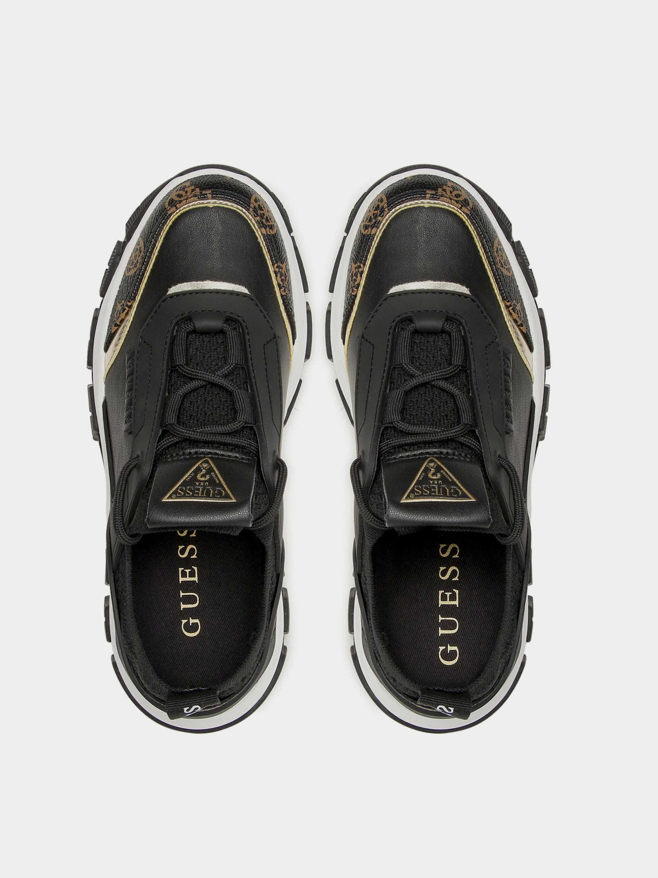 Кроссовки GUESS Braydin модель FL8BYD.SMF12;BLKBR Фото