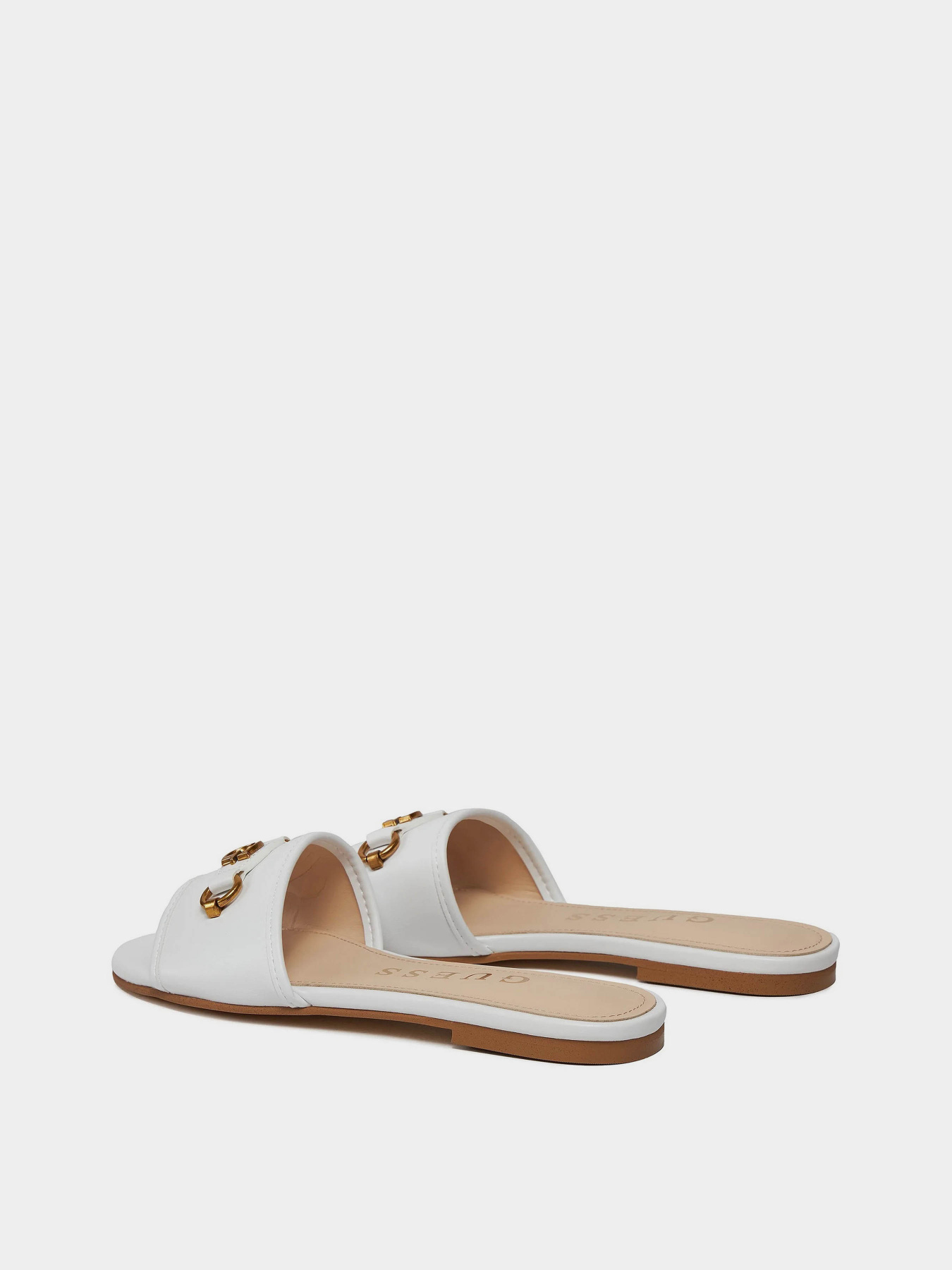 Шлепанцы GUESS Hammi2 модель FLPHA2.ELE03;WHITE Фото