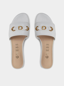 Шлепанцы GUESS Hammi2 модель FLPHA2.ELE03;WHITE Фото