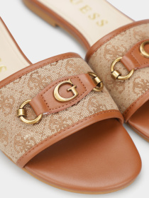 Шлепанцы GUESS Hammi модель FLPHAM.FAL03;BEIGE Фото