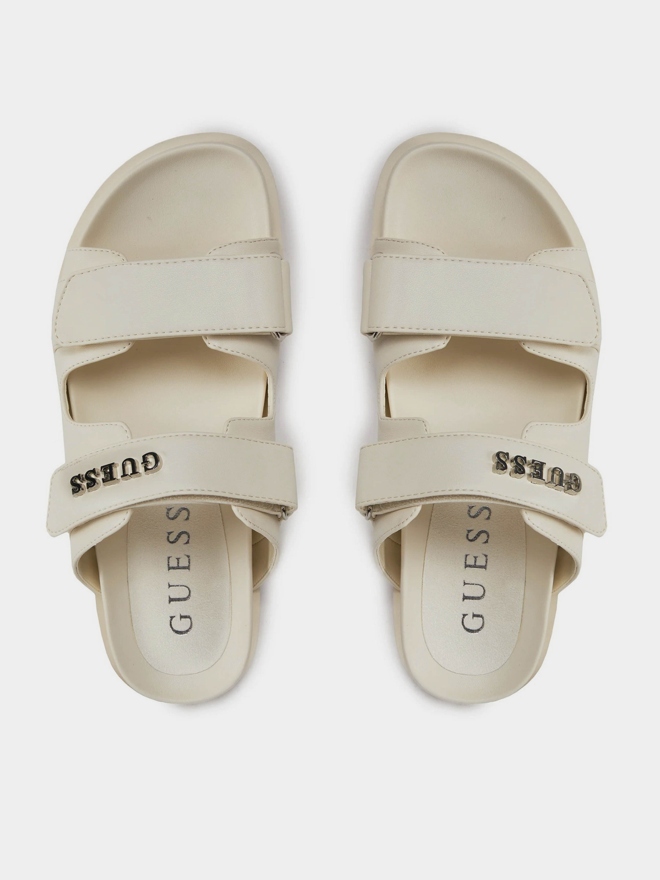 Шлепанцы GUESS Fabulon модель FLJFBU.ELE19;IVORY Фото